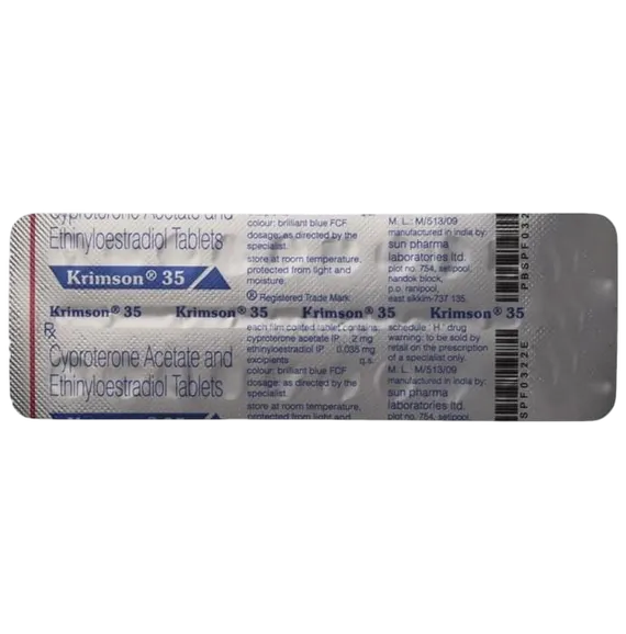 krimson 35mg tablet 21's